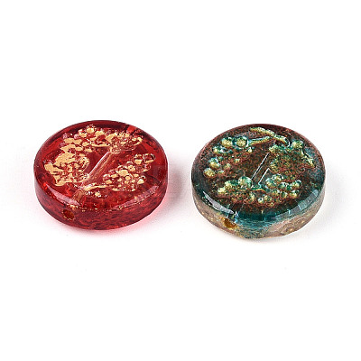 Baking Paint Transparent Glass Beads DGLA-N018-11-1