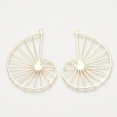 Brass Pendants KK-S343-35G-1