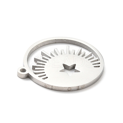 Non-Tarnish 304 Stainless Steel Pendants STAS-E152-02P-1