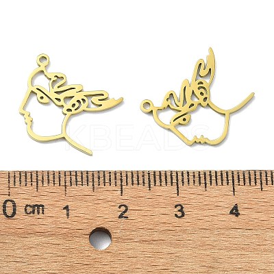 201 Stainless Steel Pendants LS-STAS-K269-01D-G-1