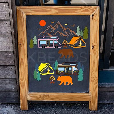 Plastic Reusable Drawing Painting Stencils Templates DIY-WH0172-533-1