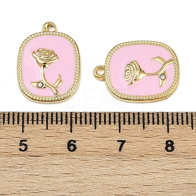304 Stainless Steel Enamel Pendants STAS-L290-16G-1
