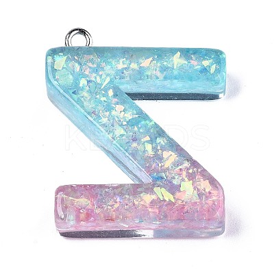 Transparent Epoxy Resin Pendants LS-CRES-S364-002Z-1