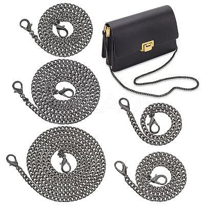 5Pcs 5 Style Purse Chains FIND-WR0009-65B-1