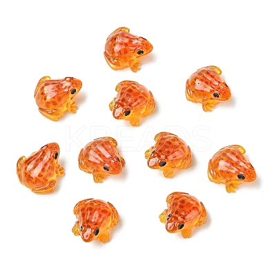 Luminous Resin Frog Micro Landscape Scene Ornaments DIY-YWC0009-03E-1