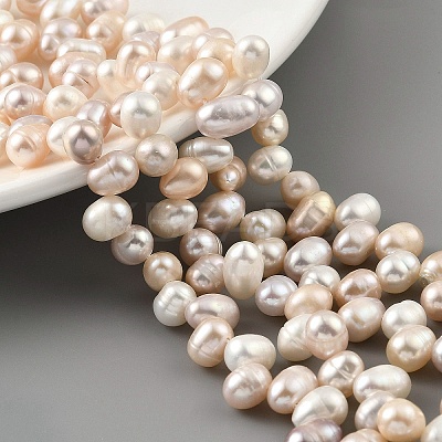 Natural Cultured Freshwater Pearl Beads Strands PEAR-A006-28C-X-1