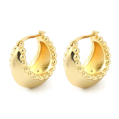Rack Plating Brass Crescent Moon Hoop Earrings for Women EJEW-Q780-02G-1