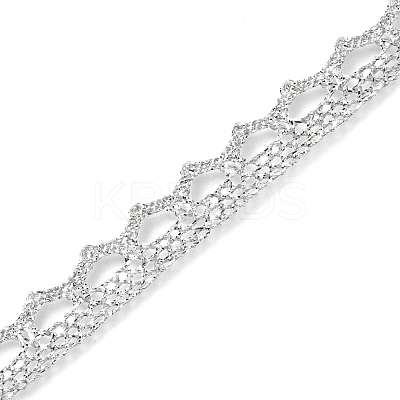 Metallic Lace Trim MCOR-WH0003-03C-1