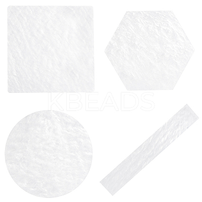 4Pcs 4 Styles Acrylic Color Palette Boards ODIS-CN0001-03-1