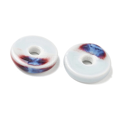 Vintage Handmade Two Tone Porcelain Beads PORC-NH0002-01A-1