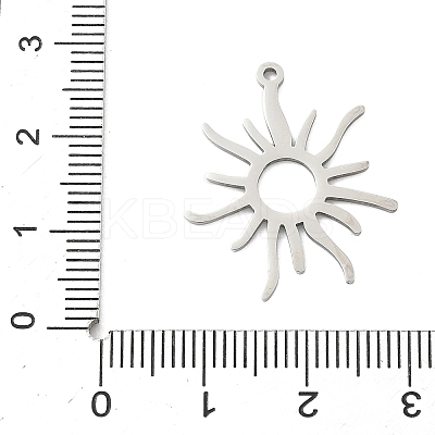 201 Stainless Steel Pendants STAS-I359-02P-1