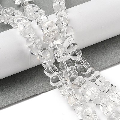 Natural Quartz Crystal Beads Strands G-H085-A01-01-1