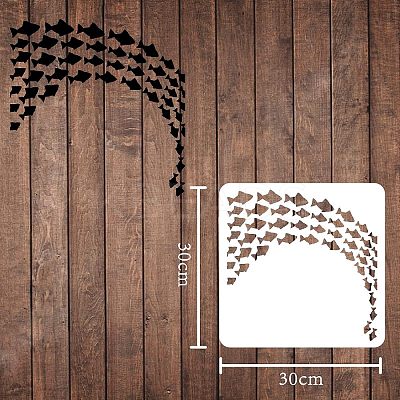 Plastic Reusable Drawing Painting Stencils Templates DIY-WH0172-166-1