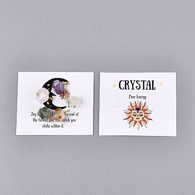 Natural Mixed Stone Pendants GG-N004-03G-01-1