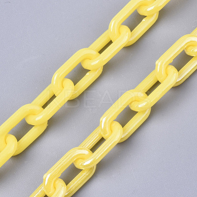 Acrylic Opaque Cable Chains PACR-N009-002I-1