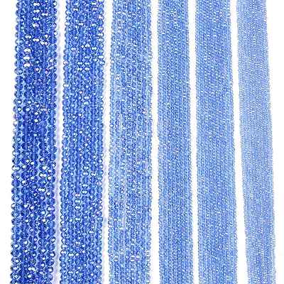 Electroplate Glass Beads Strands LS-EGLA-A044-T1mm-B14-1