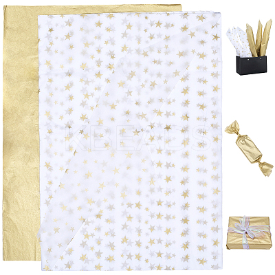 32Pcs 2 Style Rectangle Paper Bouquet Wrapping DIY-GF0011-31-1