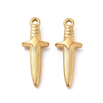 Ion Plating(IP) 304 Stainless Steel Pendants STAS-B032-28G-1