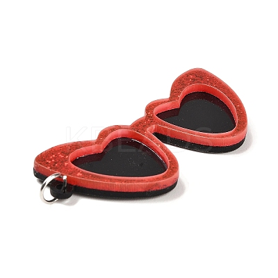 Opaque Acrylic Big Pendants SACR-L004-08P-01-1