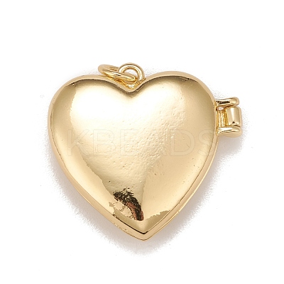 Brass Locket Pendants KK-A161-09G-1