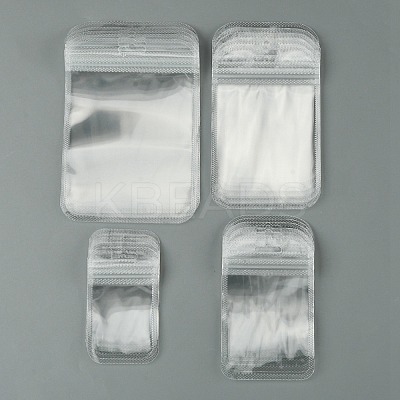 30Pcs Transparent Plastic Resealable Packaging Bags OPP-FS0001-06D-1