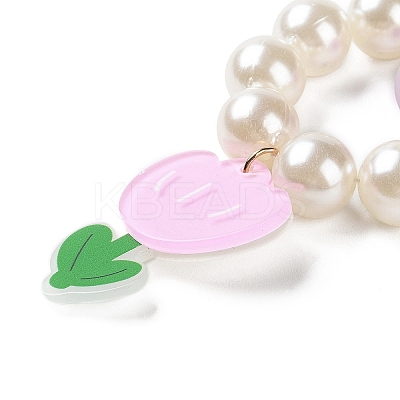Flower Acrylic Pendant Decorations LS-HJEW-F019-04-1