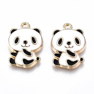 Eco-Friendly Alloy Enamel Pendants X-ENAM-Q437-011-NR-1