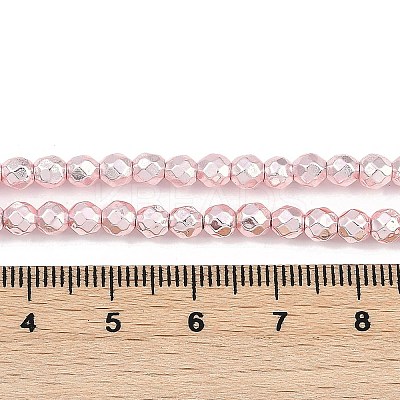 Baking Paint Electroplated Synthetic Non-magnetic Hematite Beads Strands G-H072-A01-01K-1