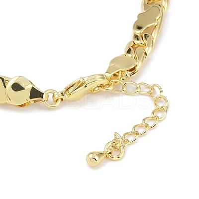 Rack Plating Brass Bracelets for Women BJEW-K244-05G-1