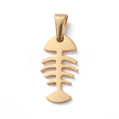 304 Stainless Steel Pendants STAS-I127-075G-1