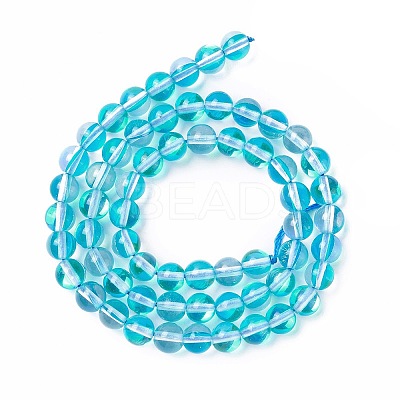 Synthetic Moonstone Beads Strands G-E573-02A-07-1