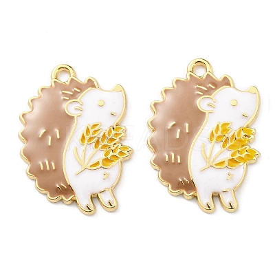 Alloy Enamel Pendants X1-ENAM-D051-17B-G-1