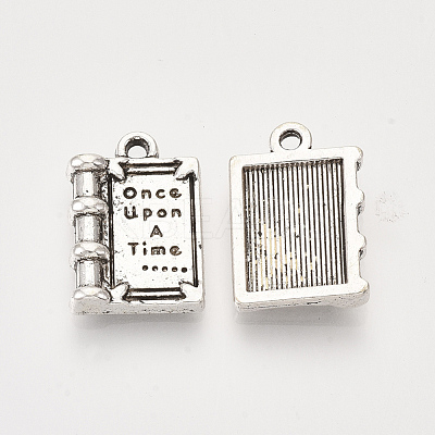Tibetan Style Alloy Pendants for Teachers' Day X-TIBEP-S319-025AS-RS-1