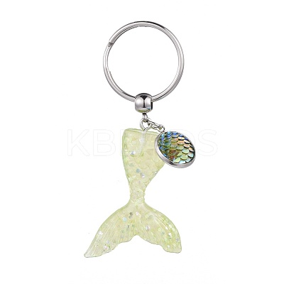 Resin Glitter Powder Keychain KEYC-JKC00211-1