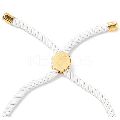 Half Finished Twisted Milan Rope Slider Bracelets FIND-G032-01G-20-1