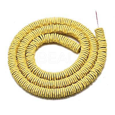 Spray Painted Non-magnetic Synthetic Hematite Beads Strands G-S371-003-1