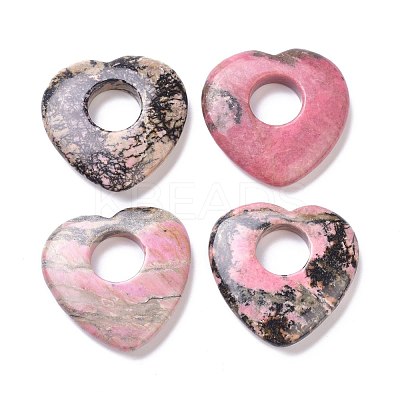 Natural Rhodonite Pendants G-F708-04A-1