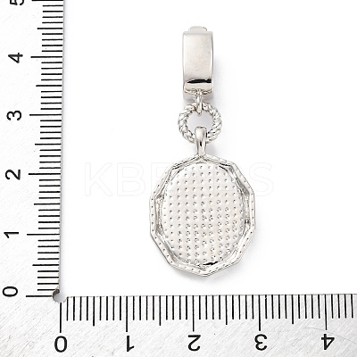 Brass Micro Pave Cubic Zirconia Pendants KK-S510-45GP-01-1