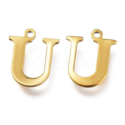 PVD Vacuum Plating  304 Stainless Steel Charms STAS-H112-U-G-1