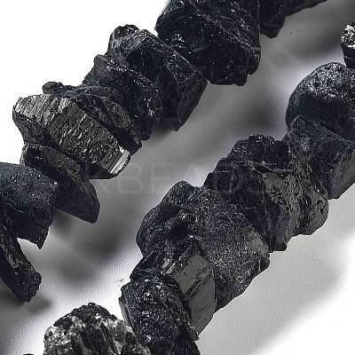 Raw Rough Natural Tourmaline Beads Strands G-P528-A13-01-1