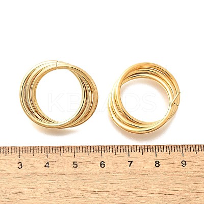 201 Stainless Steel Stud Earrings LS-EJEW-Q026-01G-1