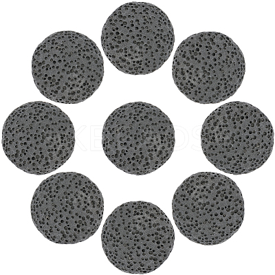 24Pcs Unwaxed Natural Lava Rock Beads G-PA0002-11A-1