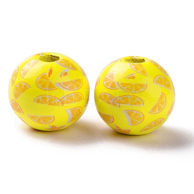 Schima Wood European Beads WOOD-G015-03D-1