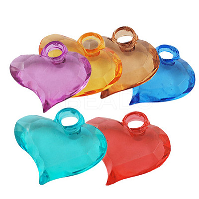 Transparent Acrylic Pendant X-PL762Y-1