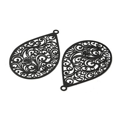 Spray Printed 430 Stainless Steel Pendants LS-X-STAS-P359-01F-1
