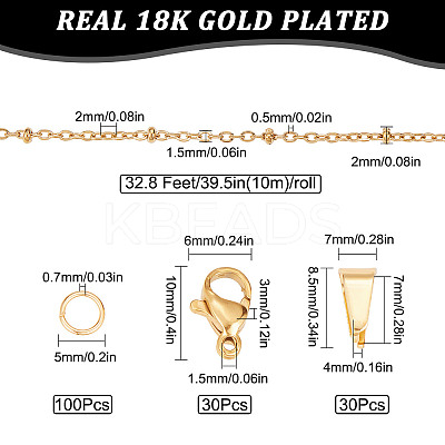 DIY Chain Necklaces Making Kits DIY-SC0020-82-1