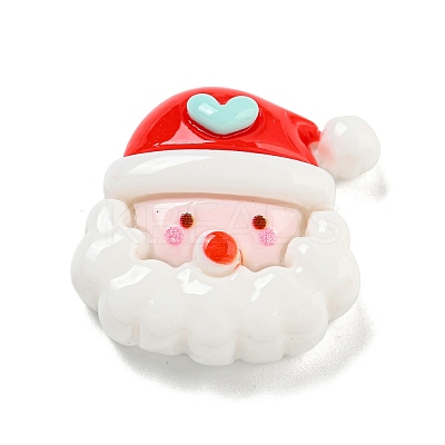 Christmas Opaque Resin Decoden Cabochons RESI-U006-04E-1