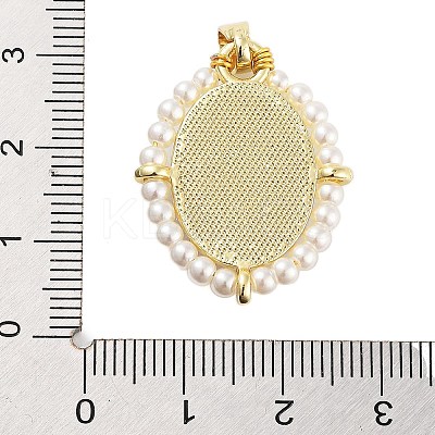 Rack Plating Brass Enamel Pendants KK-C056-07G-08-1