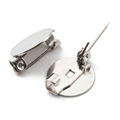Non-Tarnish 201 Stainless Steel Tray Brooch LS-STAS-Q246-01B-P-1