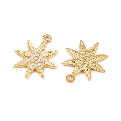 304 Stainless Steel Pendants STAS-C158-09G-1